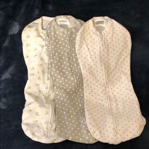 Newborn swaddle me sleep sacks